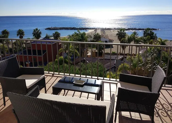 The Terrace Of Puerto Banus Beach